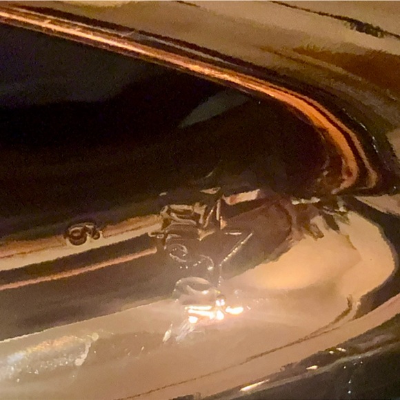 Pleaser Flamingo black Patent Platform Boots lace up sz. 6 Rose Gold 8” stiletto - Picture 5 of 12